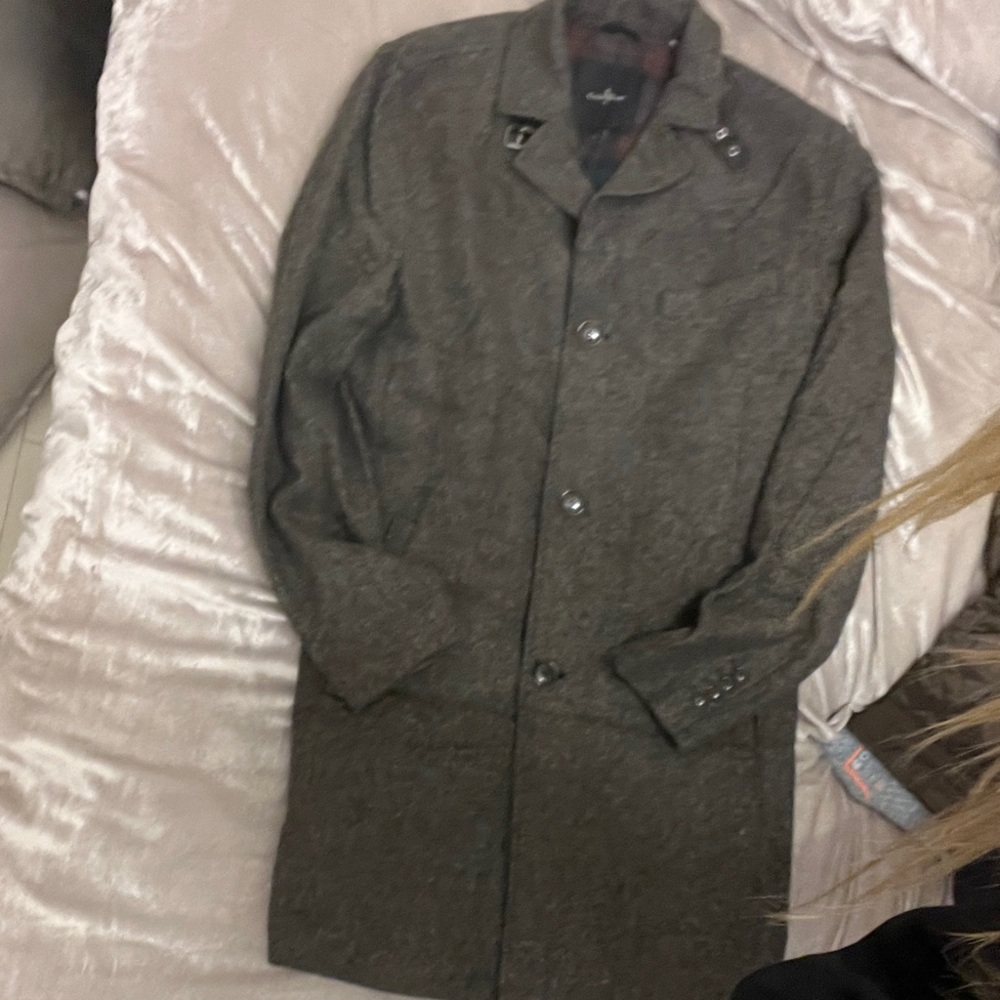 Cole Haan Gray Military Jacket
